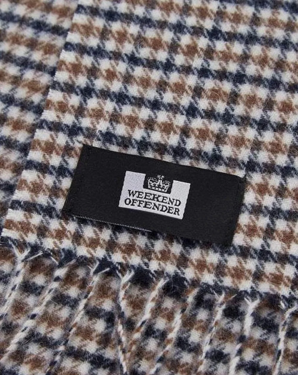Weekend Offender Checked Scarf Small Check - Image 5