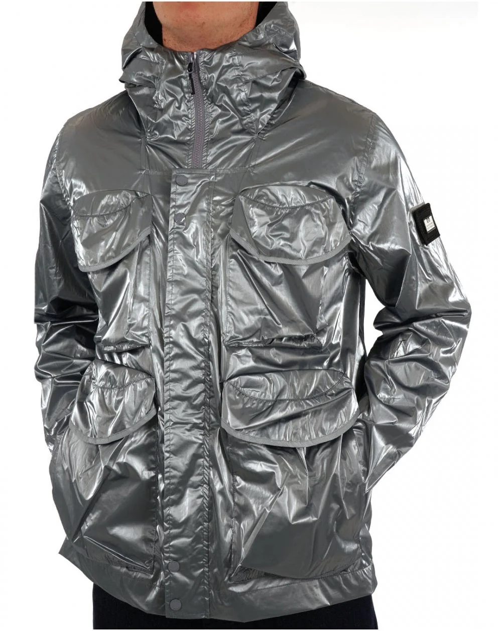Weekend Offender Cotoca Jacket Smoke Grey - Image 3