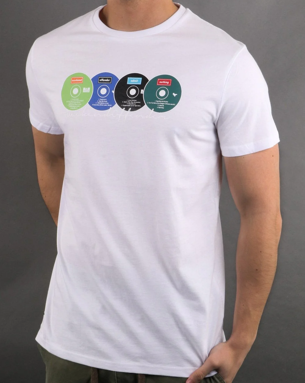 Weekend Offender Definitely Maybe T-shirt White - Image 2