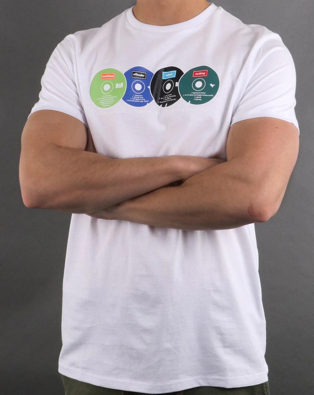 Weekend Offender Definitely Maybe T-shirt White - Image 3