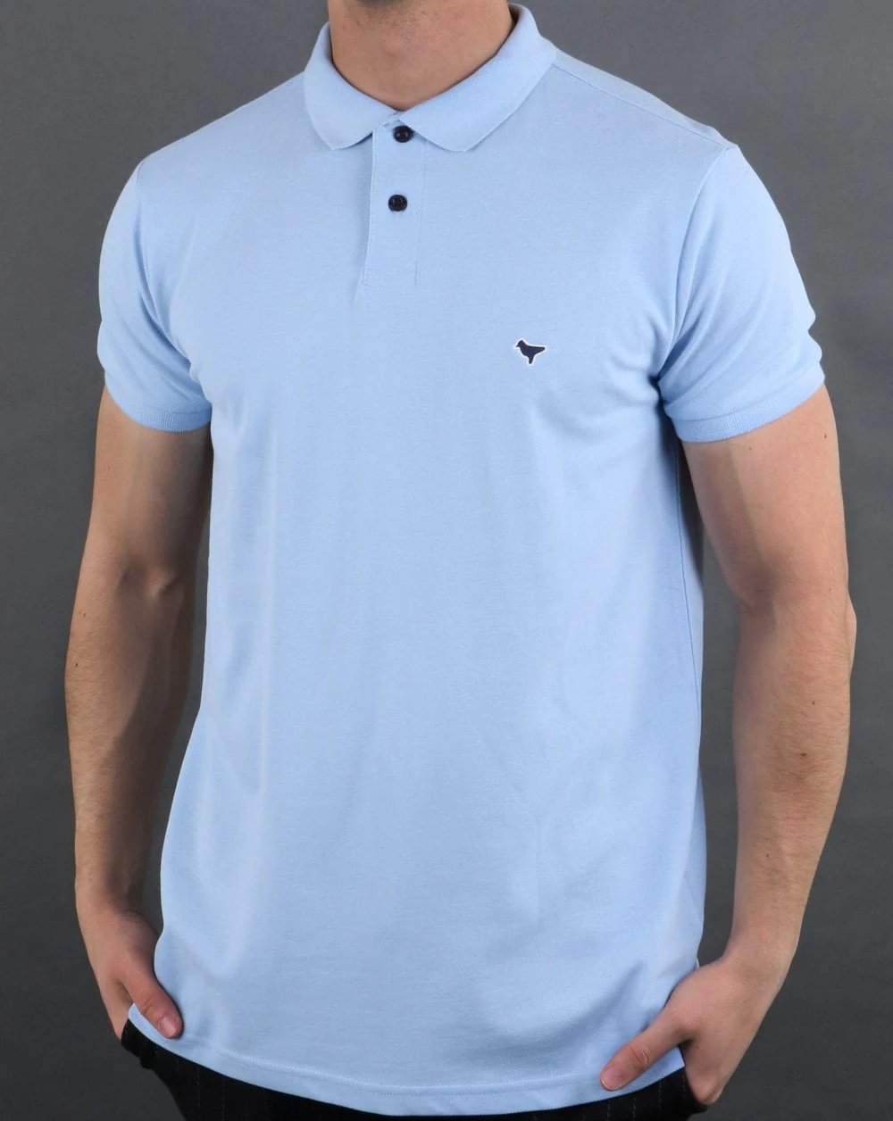 Weekend Offender Dove Polo Shirt Sky