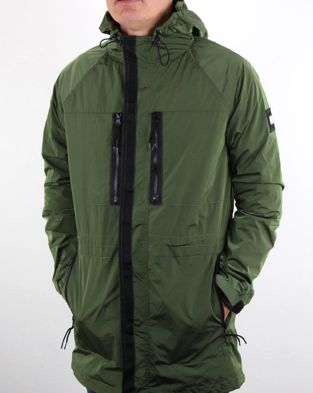 Weekend Offender Duran Jacket Moss Green - Image 3