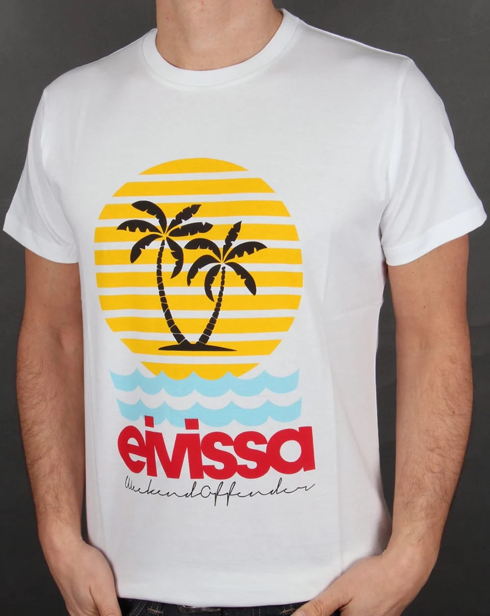 Weekend Offender Eivissa T Shirt White