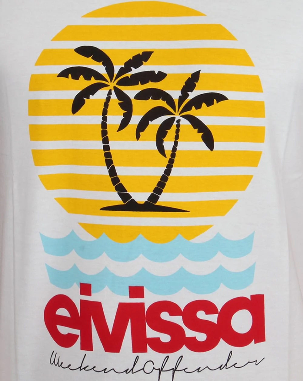 Weekend Offender Eivissa T Shirt White - Image 2