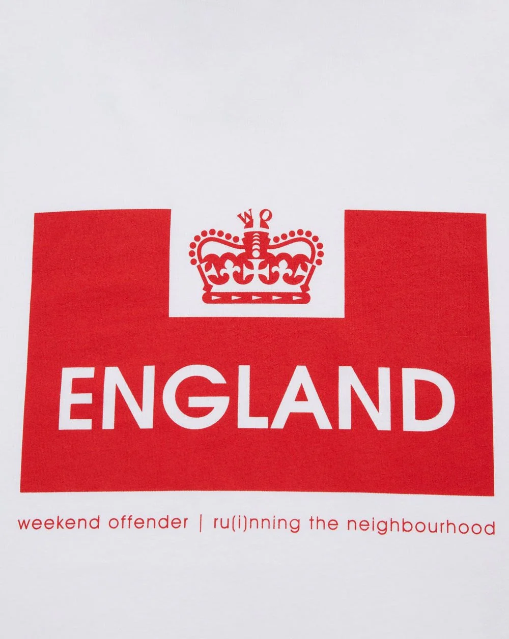 Weekend Offender England City Series T-shirt White - Image 2