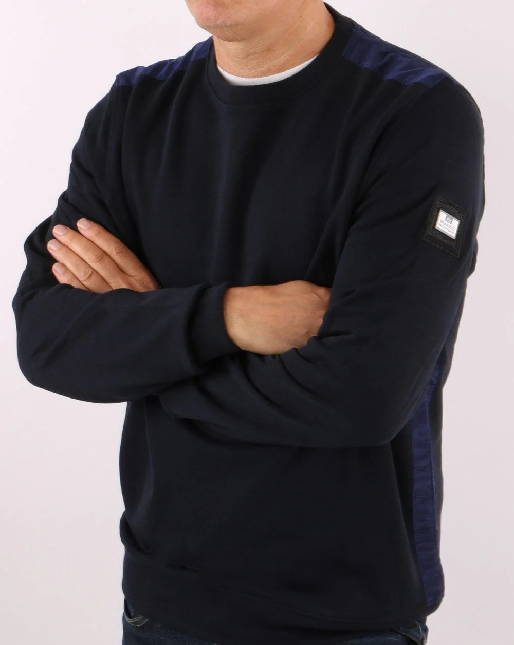 Weekend Offender F Bomb Sweatshirt Navy - Image 2
