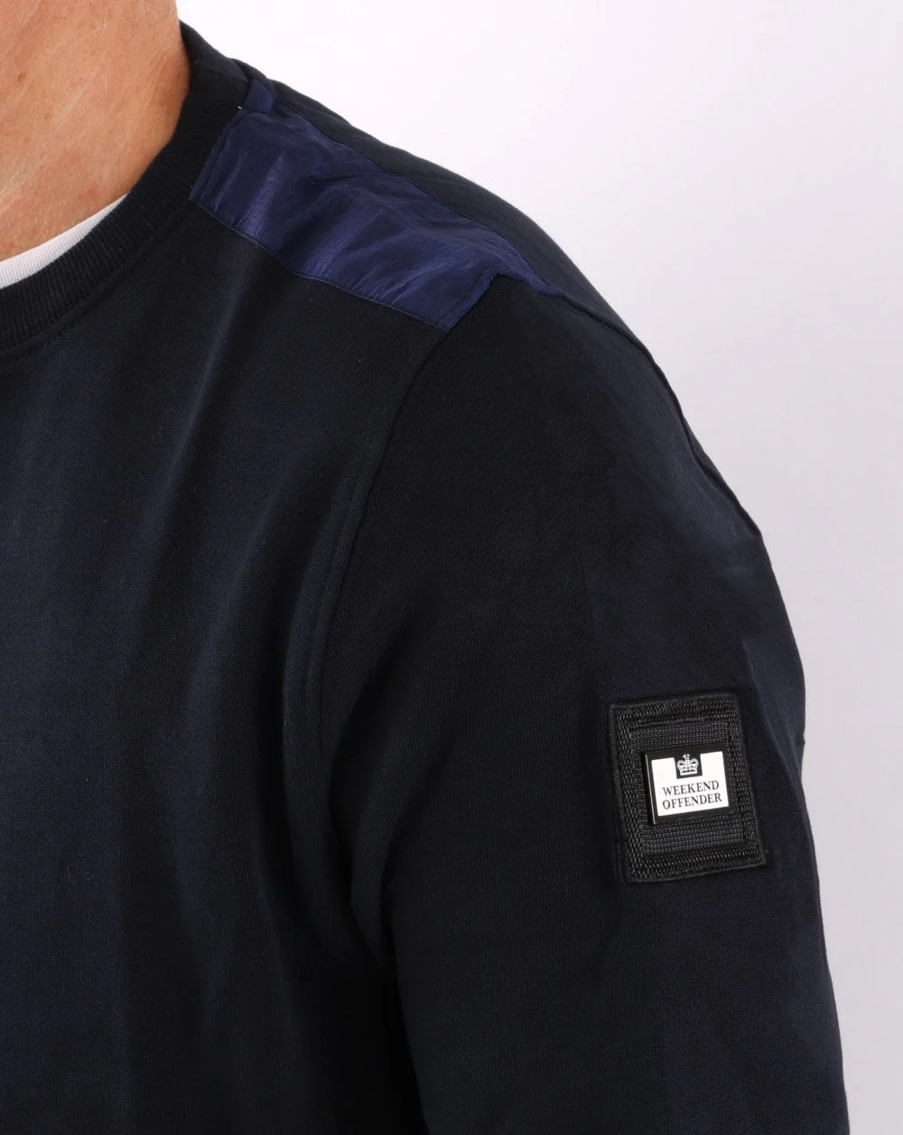 Weekend Offender F Bomb Sweatshirt Navy - Image 5