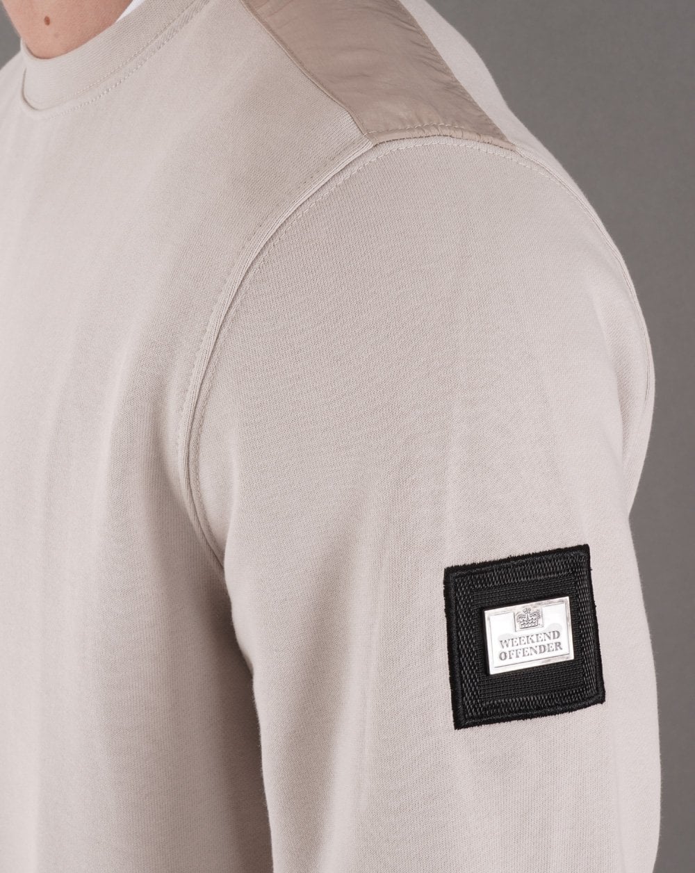 Weekend Offender F Bomb Sweatshirt Pumice - Image 2