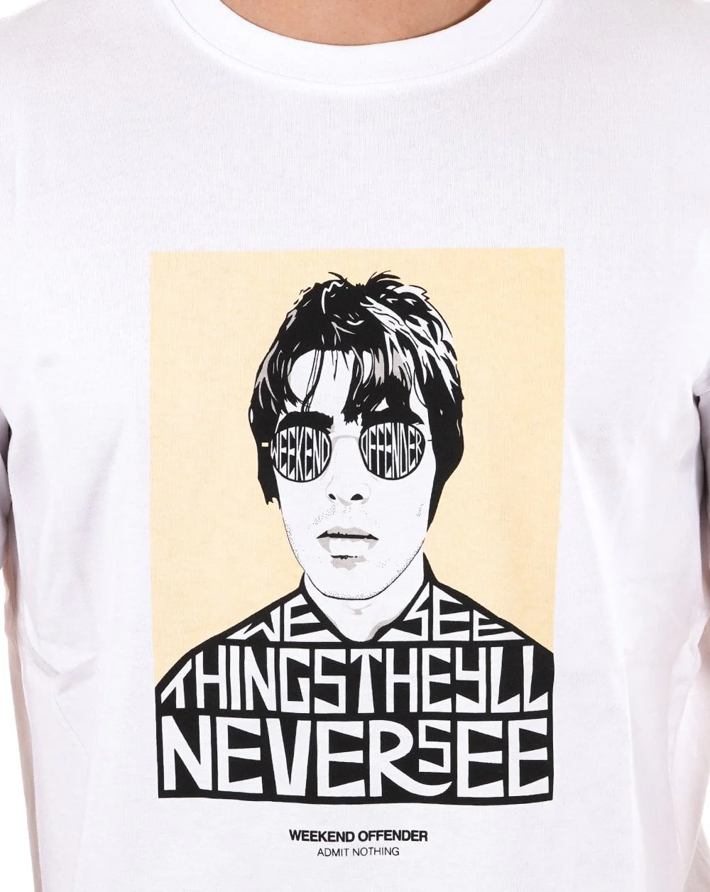 Weekend Offender Forever T-shirt White - Image 2