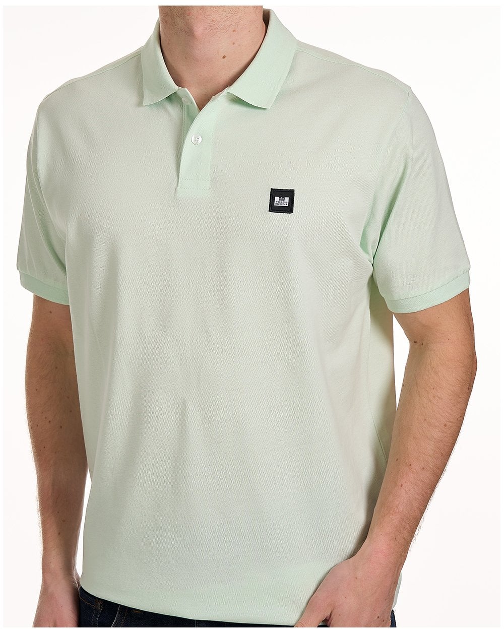 Weekend Offender Heathcote Polo Shirt Mint - Image 2