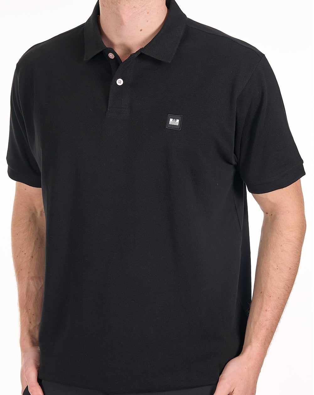 Weekend Offender Heathcote Polo Shirt Black - Image 2