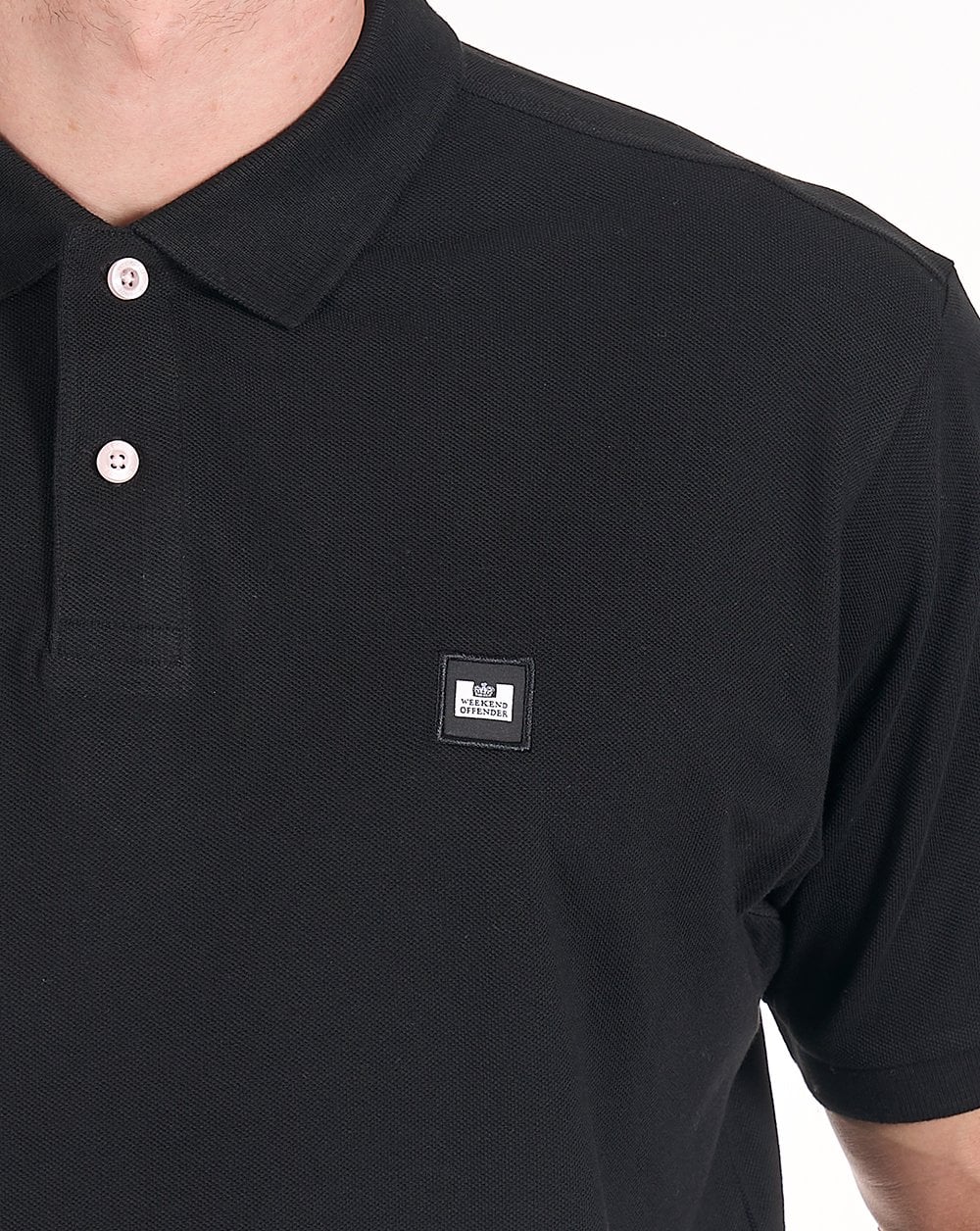 Weekend Offender Heathcote Polo Shirt Navy - Image 3