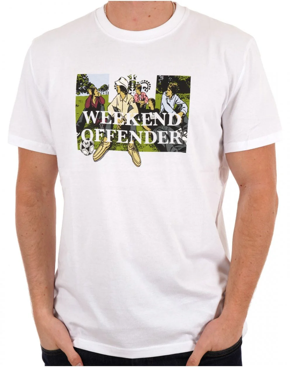 Weekend Offender Hymns T Shirt White