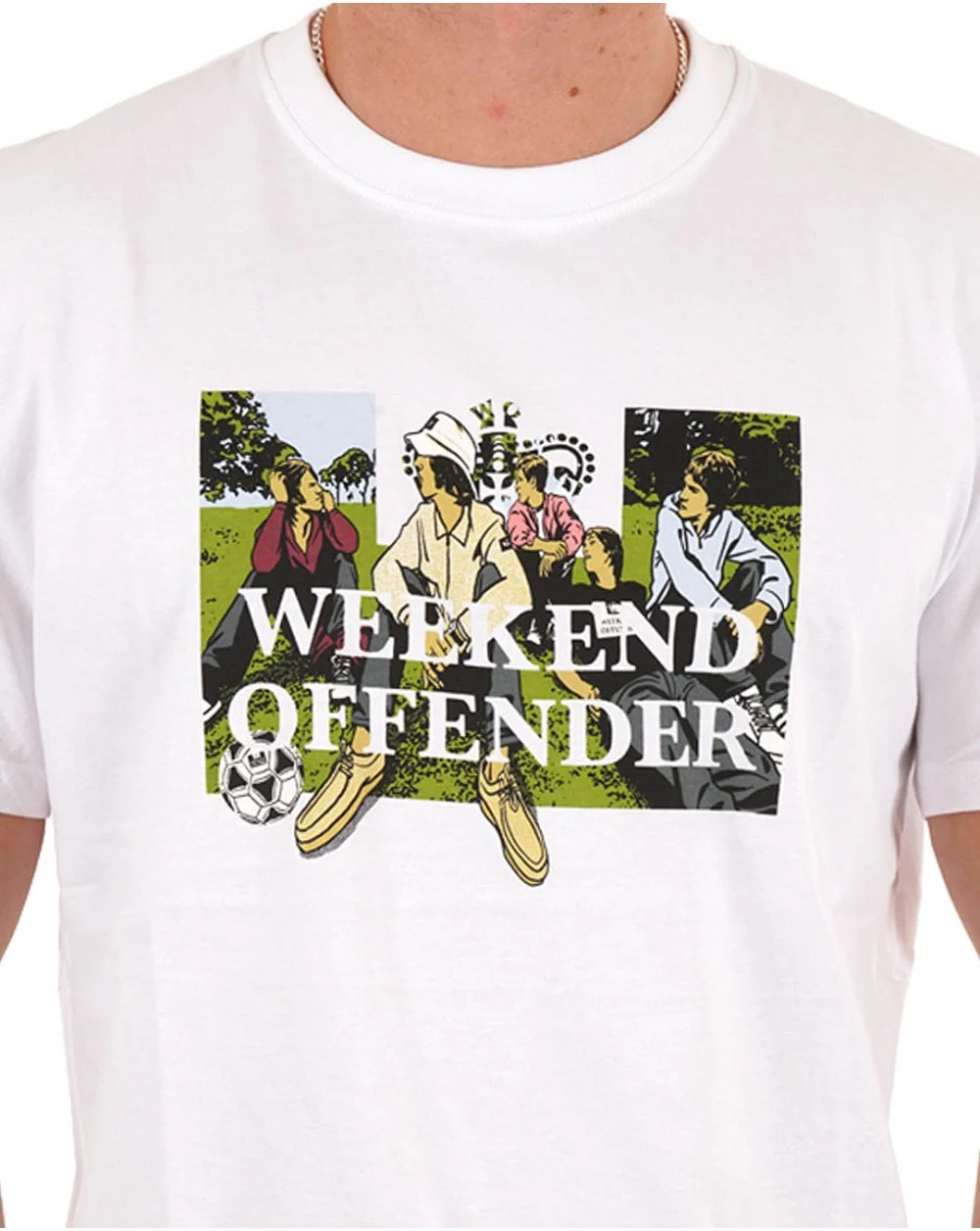 Weekend Offender Hymns T Shirt White - Image 2