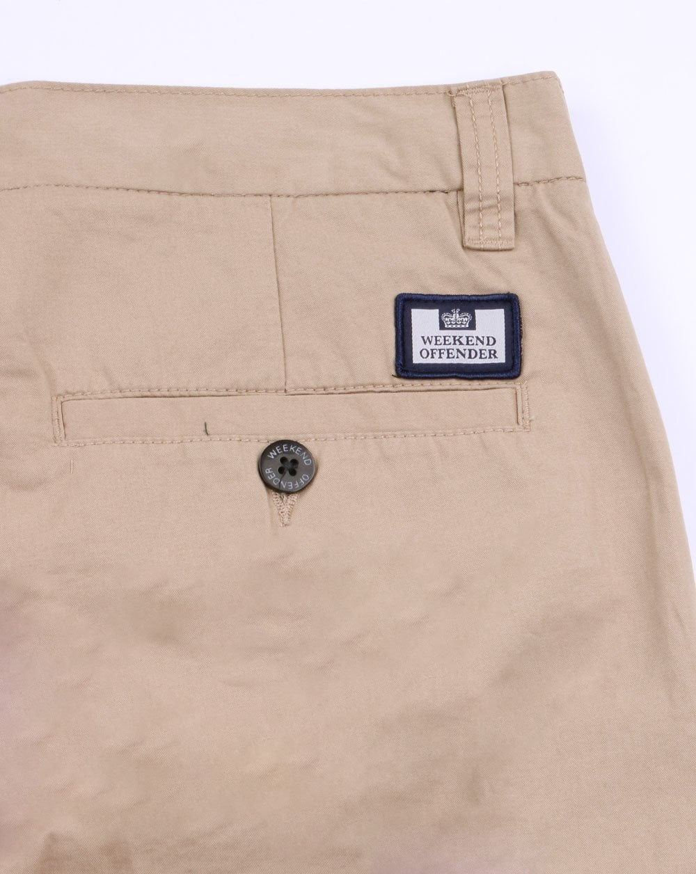 Weekend Offender Ivan Chino Shorts Stone - Image 3