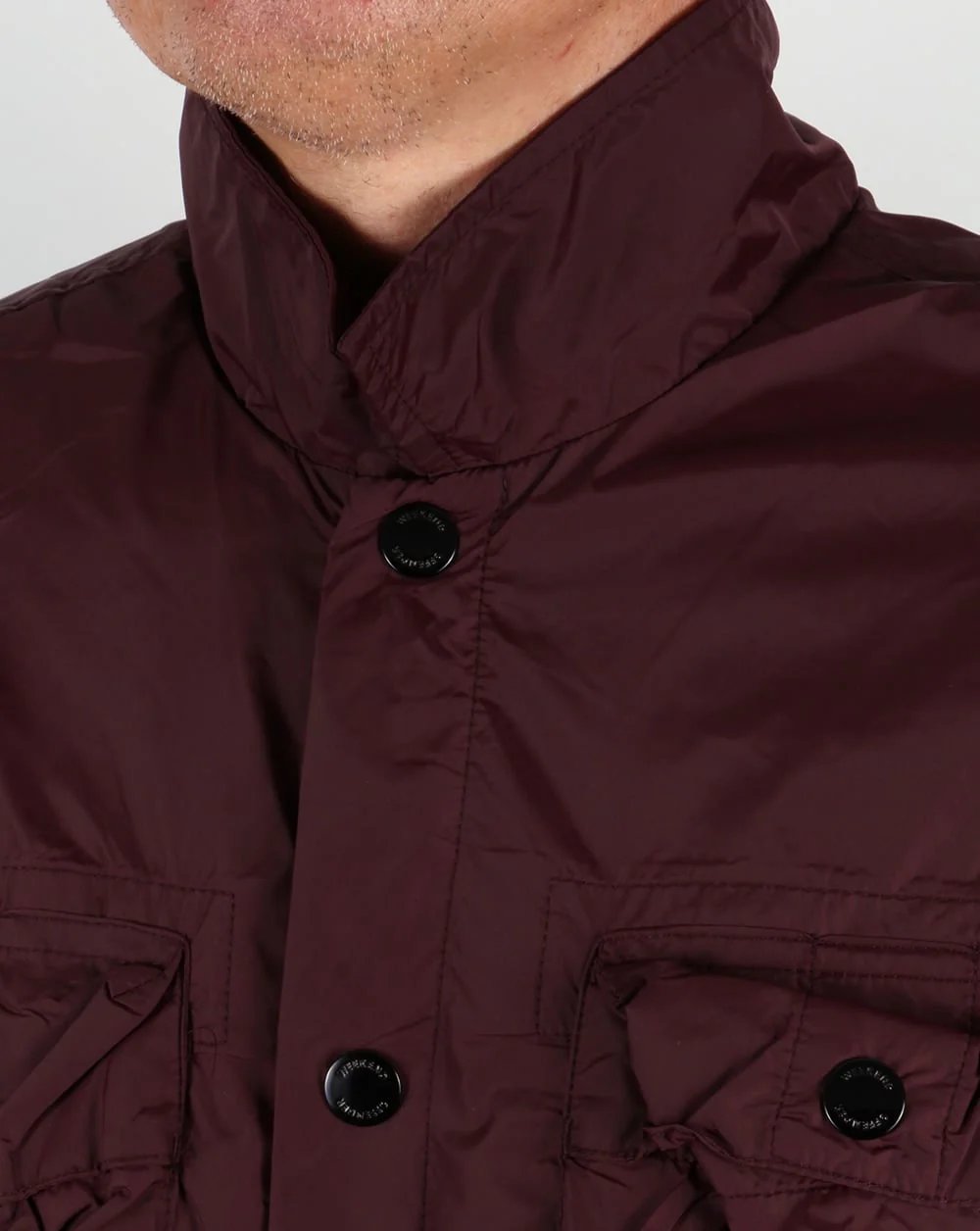 Weekend Offender Jacket Burgundy - Image 3