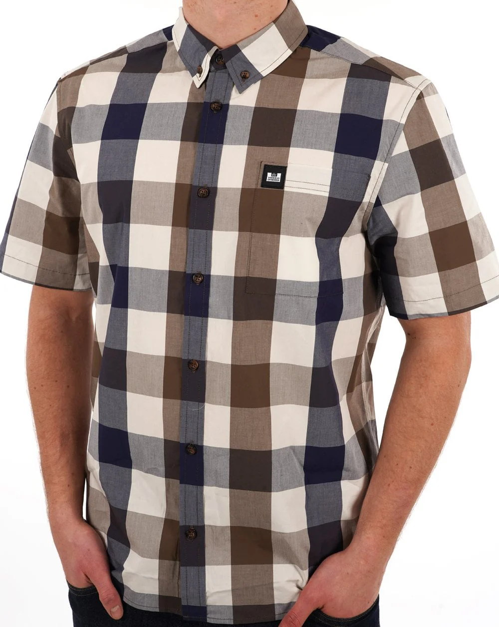 Weekend Offender Joyce Short Sleeve Shirt Large House Check - Image 3