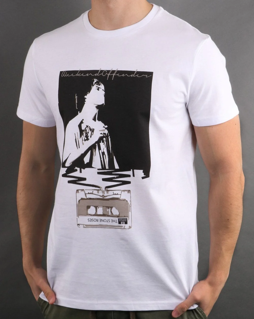 Weekend Offender King Monkey T-shirt White