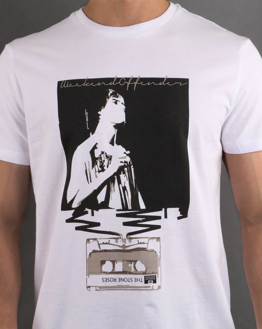 Weekend Offender King Monkey T-shirt White - Image 3