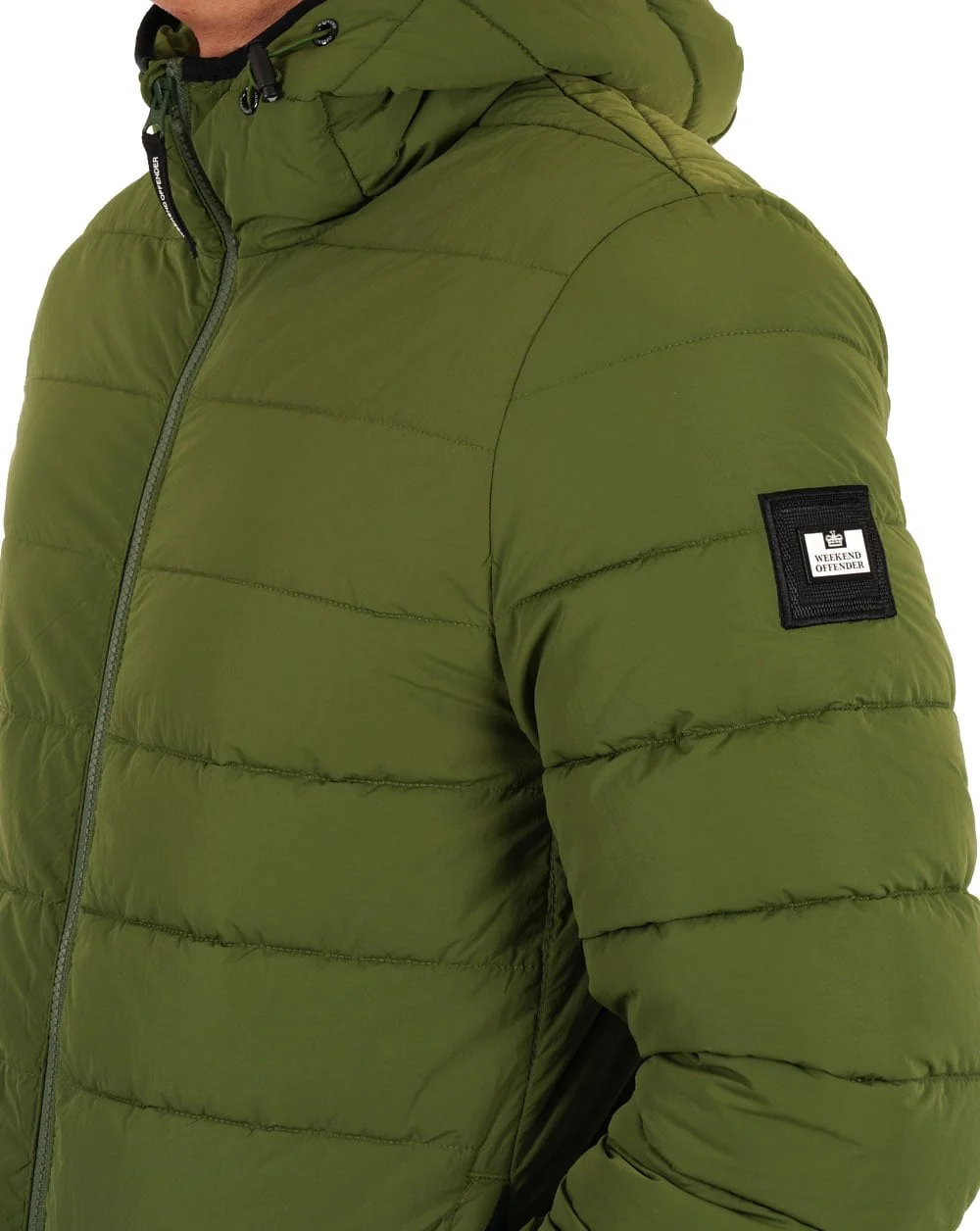 Weekend Offender La Guardia Padded Jacket Olive - Image 3