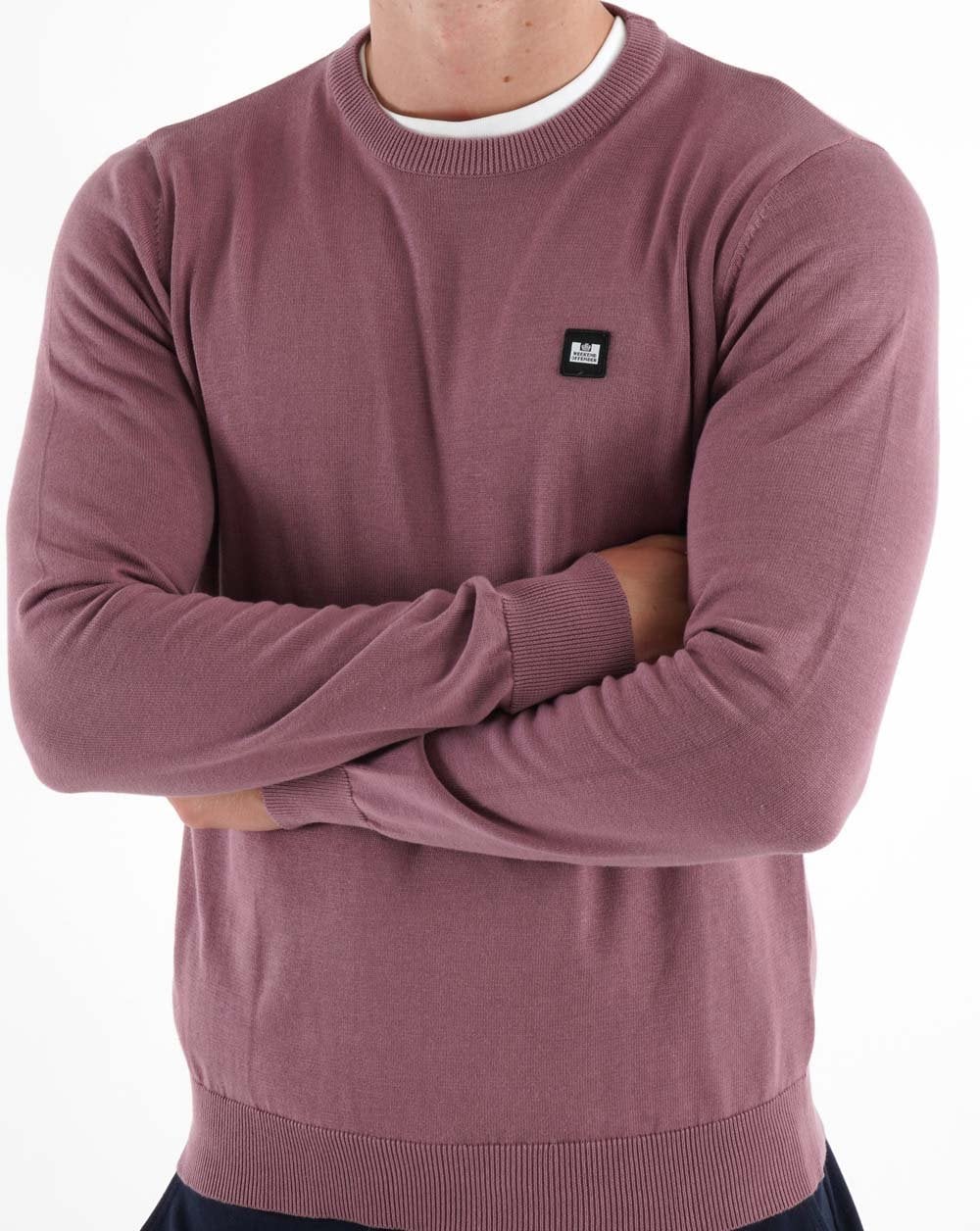 Weekend Offender Lima Knit Jumper Dusky Mauve - Image 2
