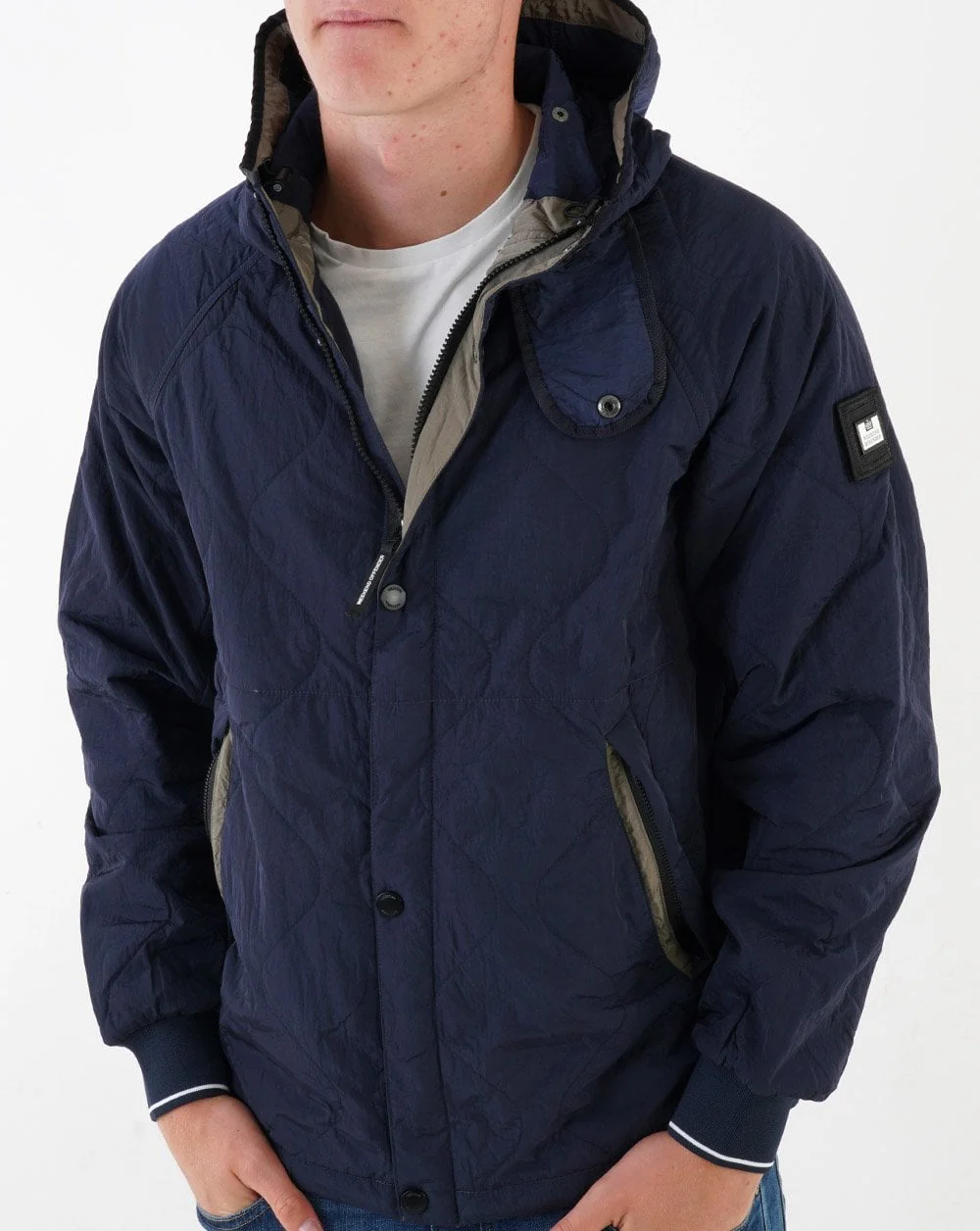 Weekend Offender Manilla Jacket Navy - Image 4