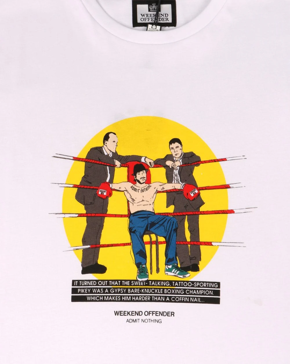 Weekend Offender Mickey T-shirt White - Image 2