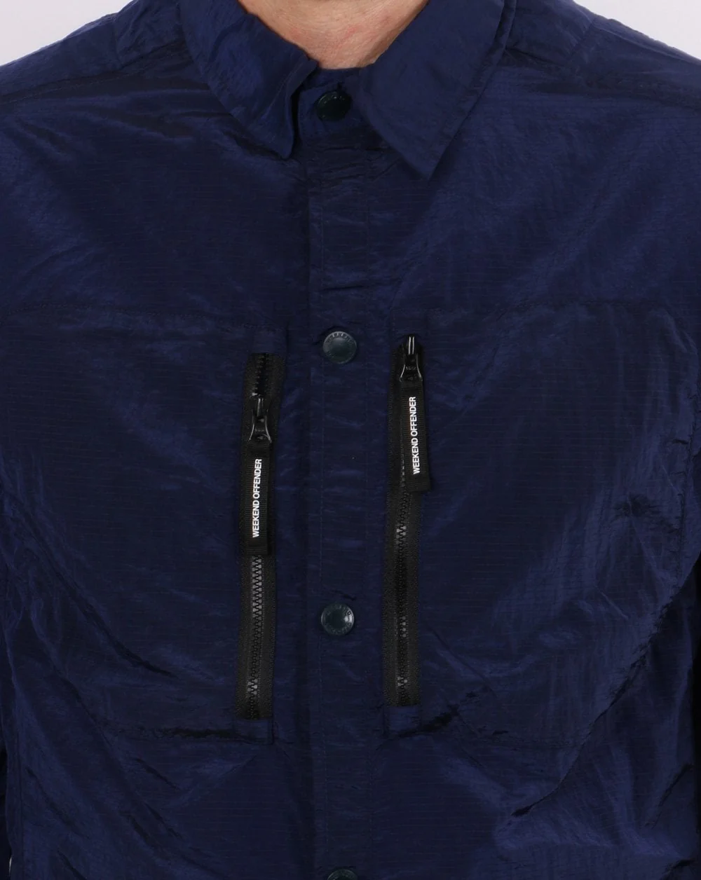 Weekend Offender Nicky Eyes Jacket French Blue - Image 3