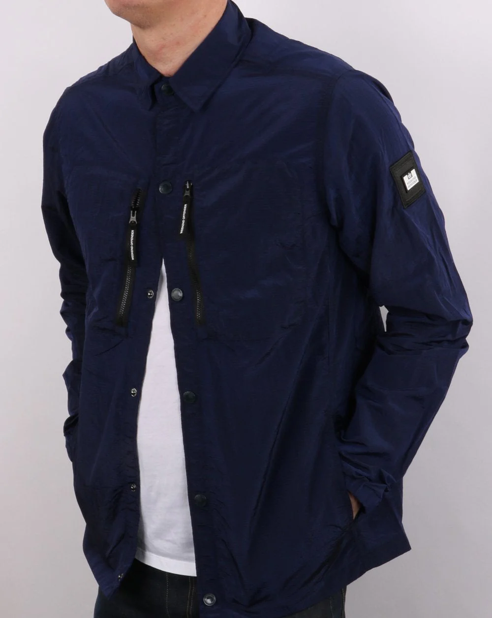 Weekend Offender Nicky Eyes Jacket French Blue - Image 5