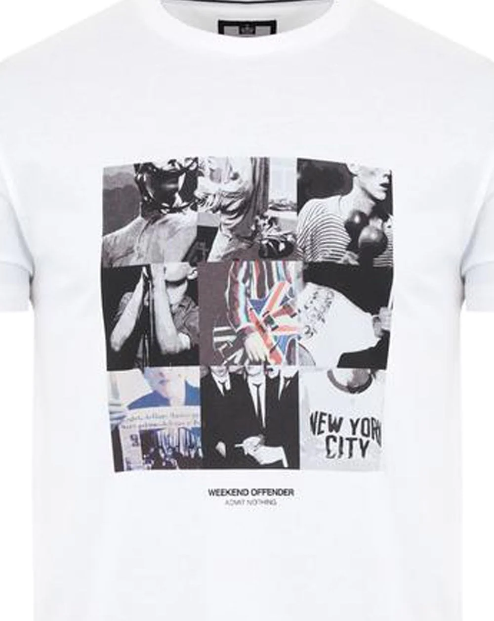 Weekend Offender Nine T-shirt White - Image 2