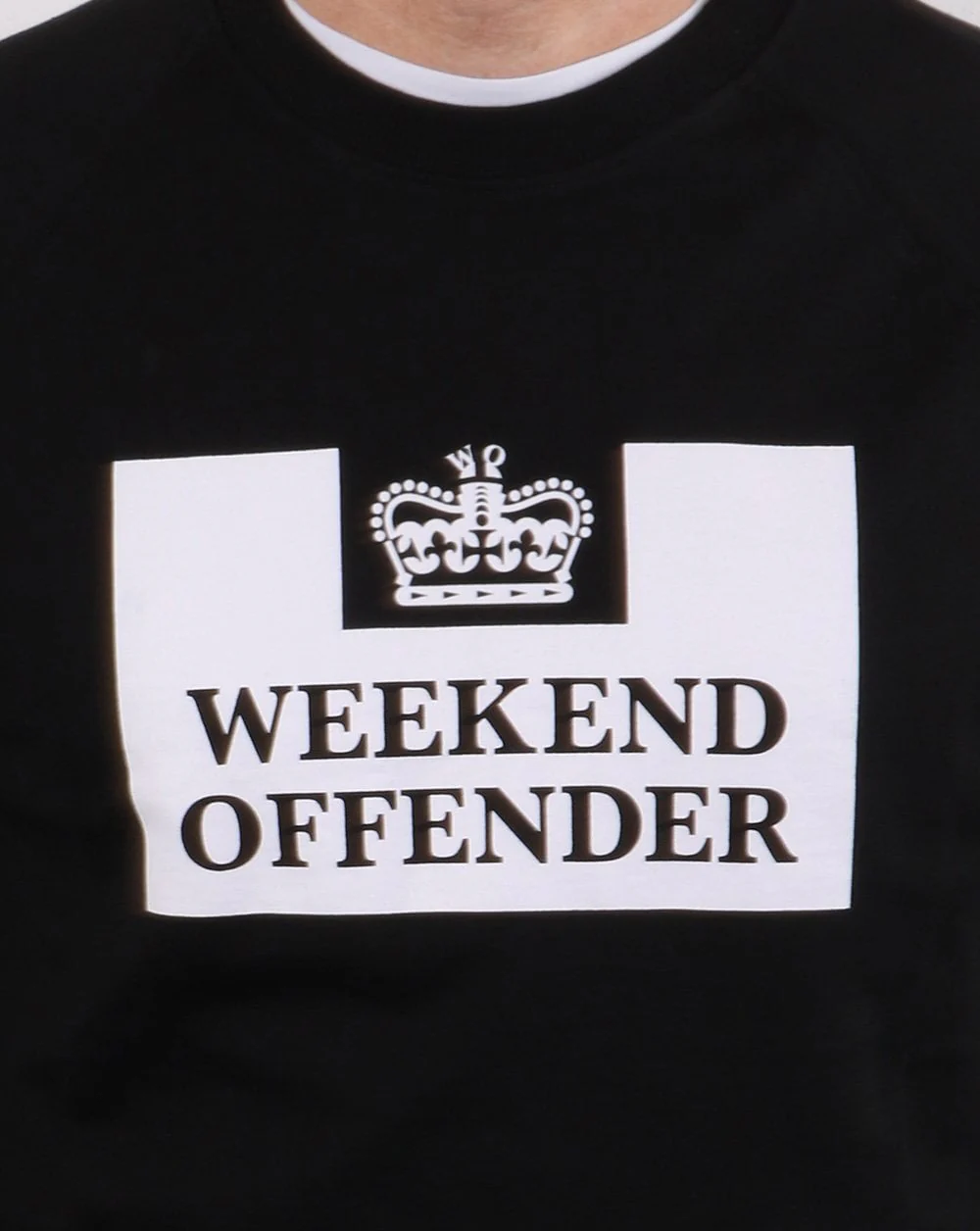 Weekend Offender Penitentiary Sweatshirt Black - Image 3