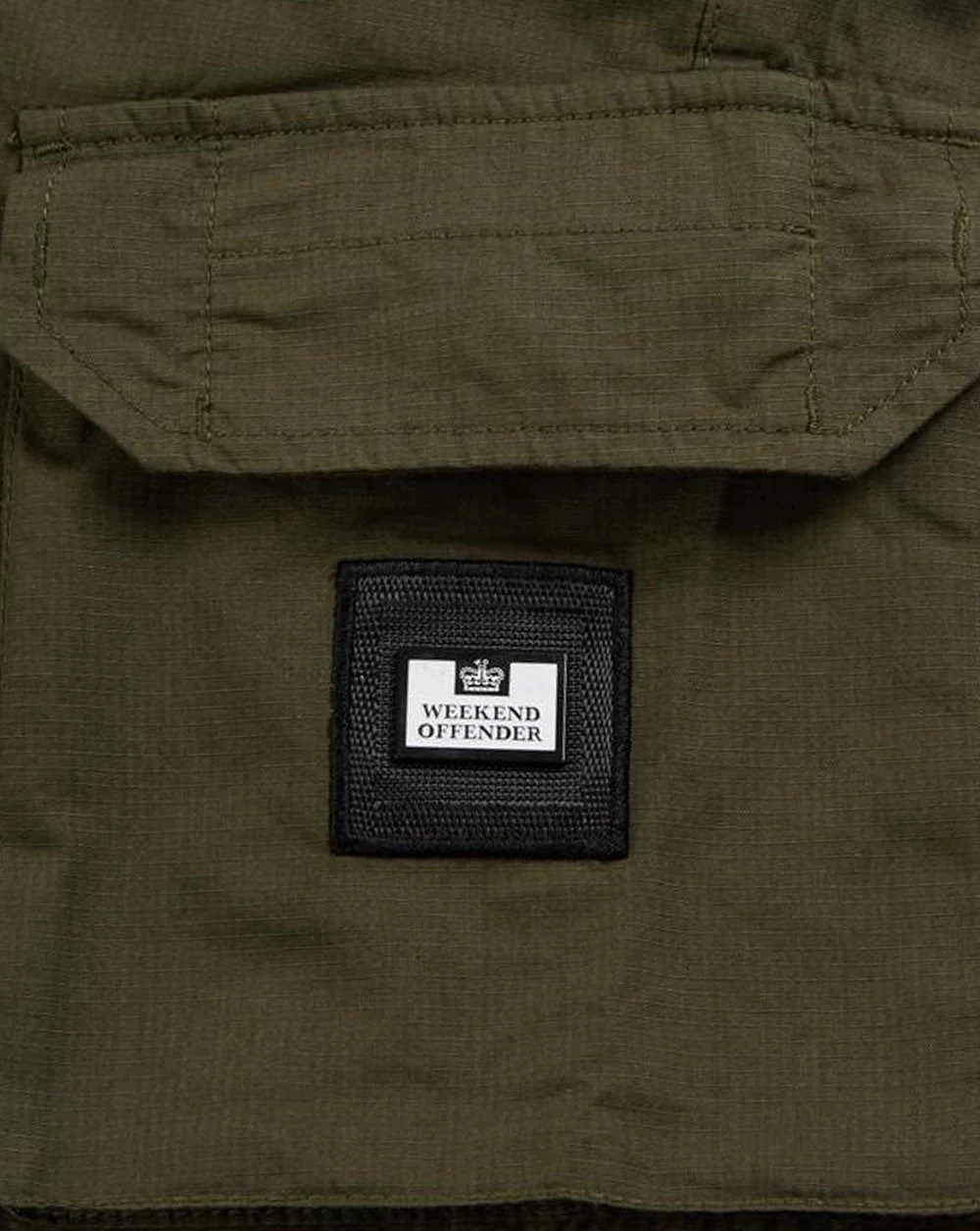 Weekend Offender Pianemo Cargo Pants Dark Army - Image 2