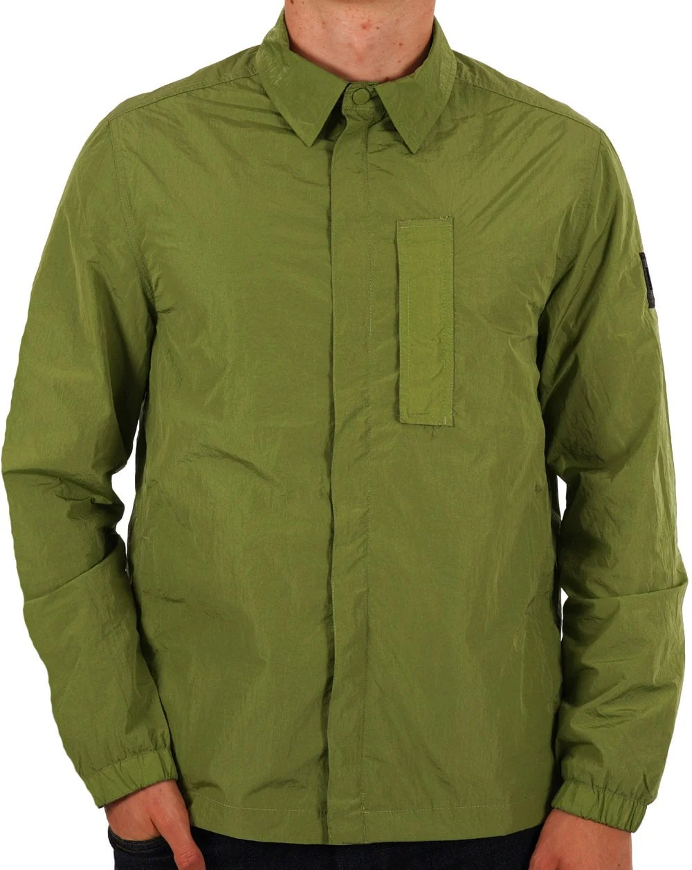 Weekend Offender Porter Overshirt Kiwi - Image 3
