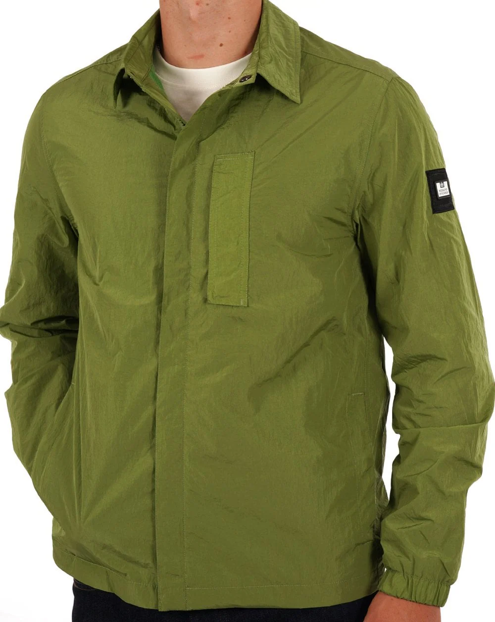 Weekend Offender Porter Overshirt Kiwi - Image 4
