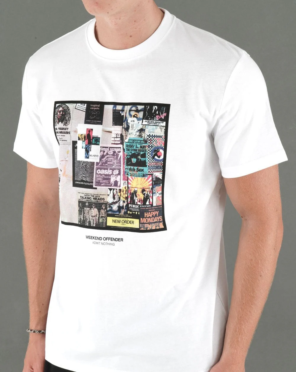 Weekend Offender Posters T-shirt White - Image 3