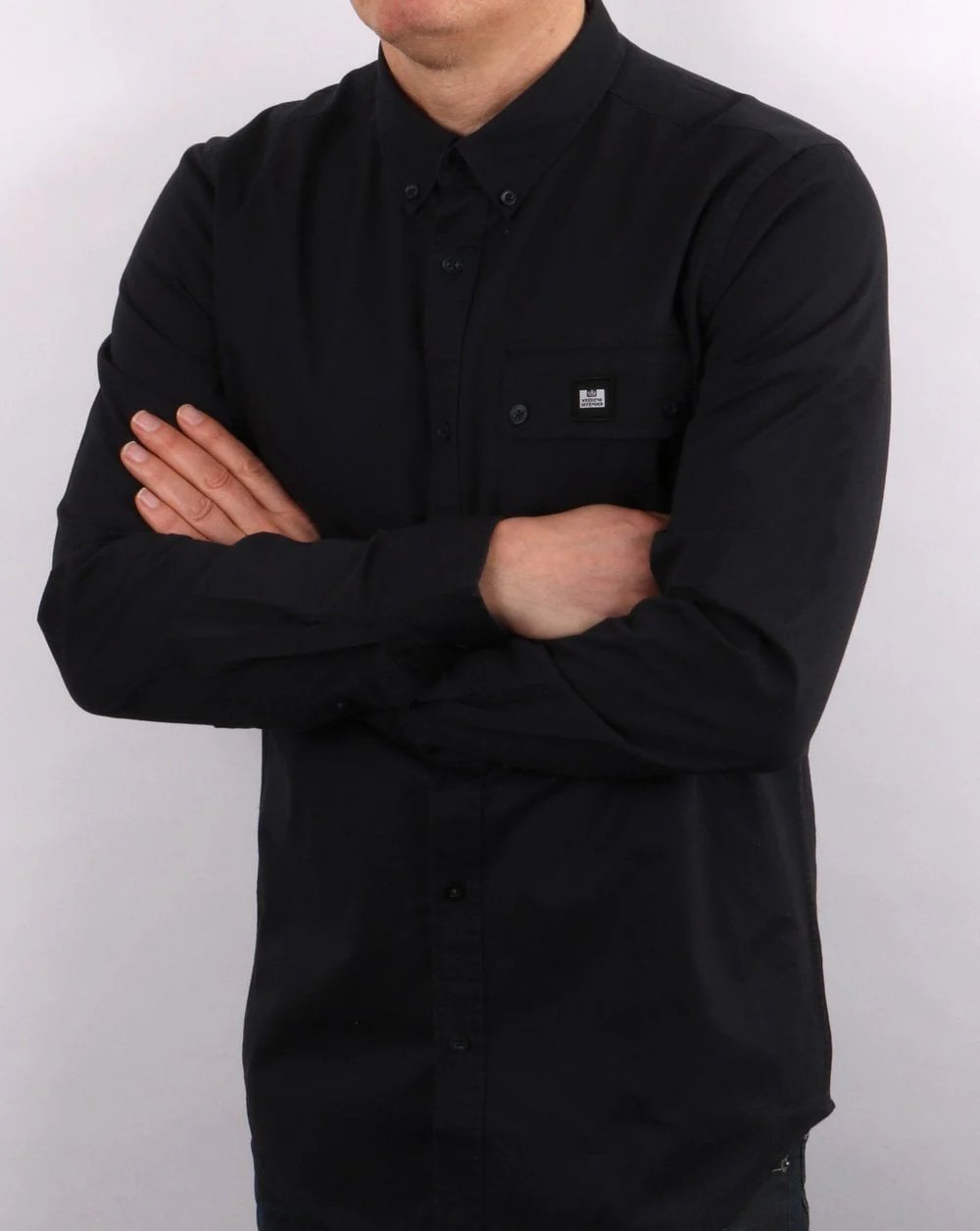 Weekend Offender Postiano Shirt Navy - Image 3