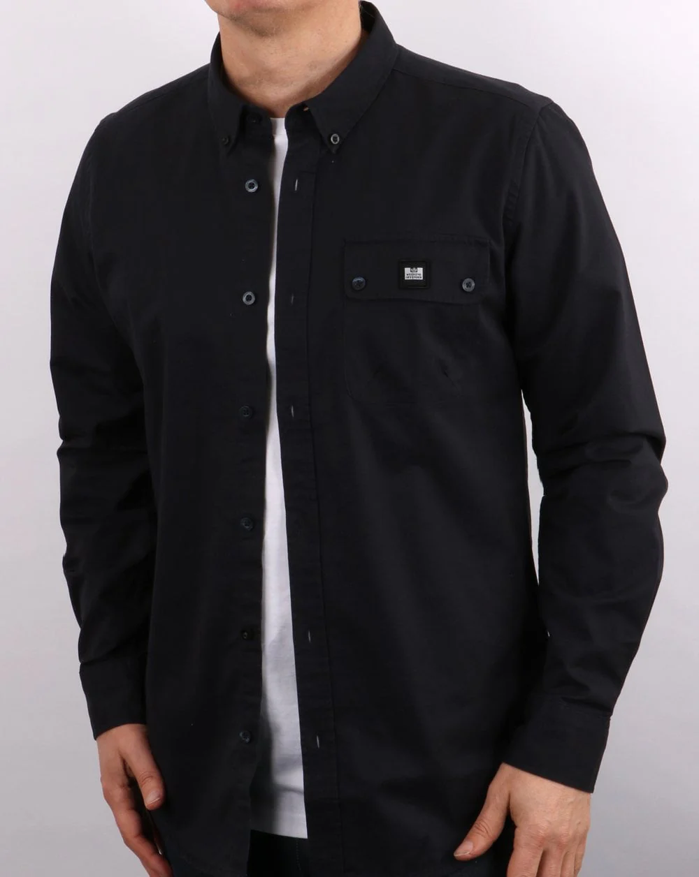 Weekend Offender Postiano Shirt Navy - Image 4