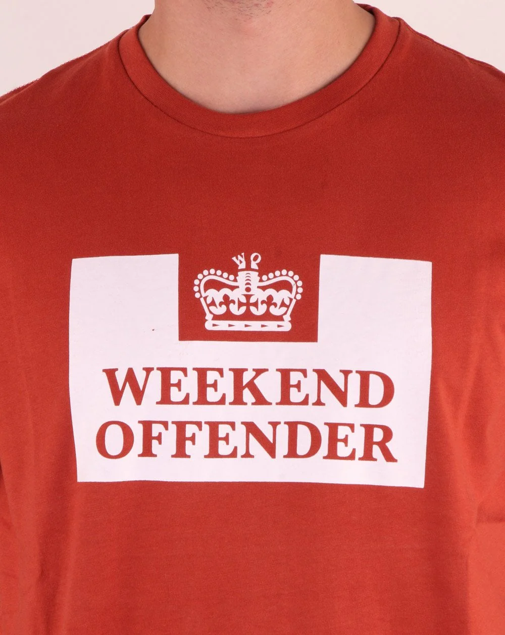 Weekend Offender Prison T-shirt Rust - Image 3