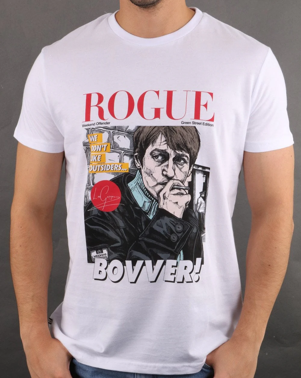 Weekend Offender Rogue Bovver T-shirt White