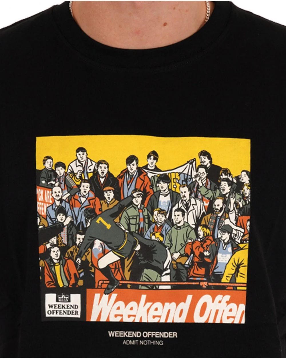Weekend Offender Selhurst T Shirt Black - Image 2