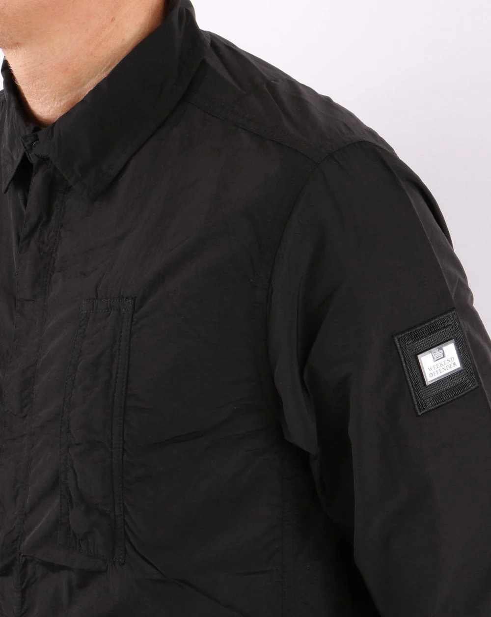 Weekend Offender Sorvino Overshirt Black - Image 4