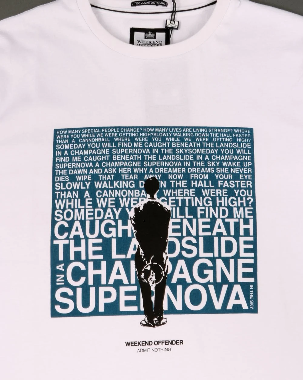 Weekend Offender Supernova T-shirt White - Image 2