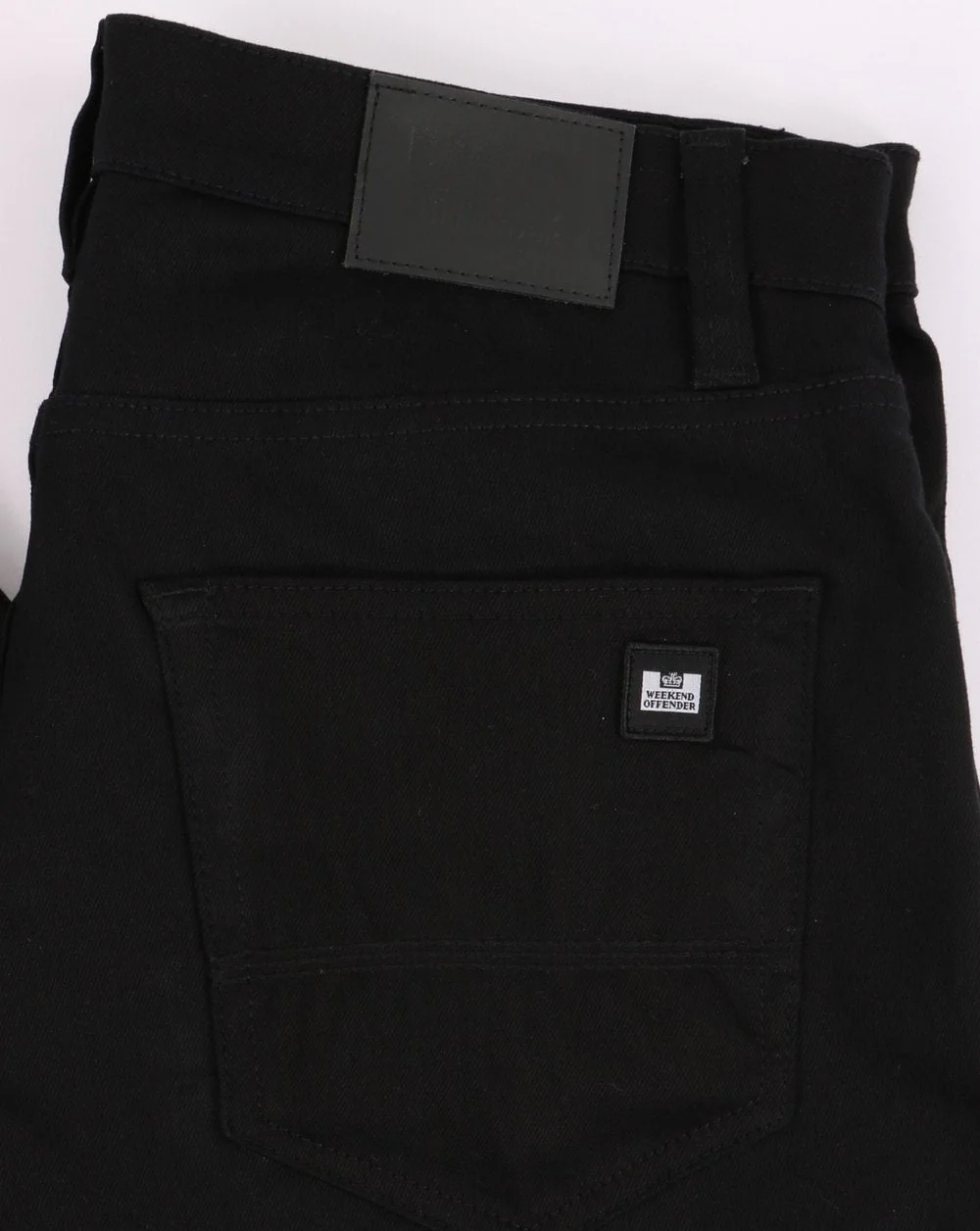 Weekend Offender Tapered Fit Jeans Black - Image 3