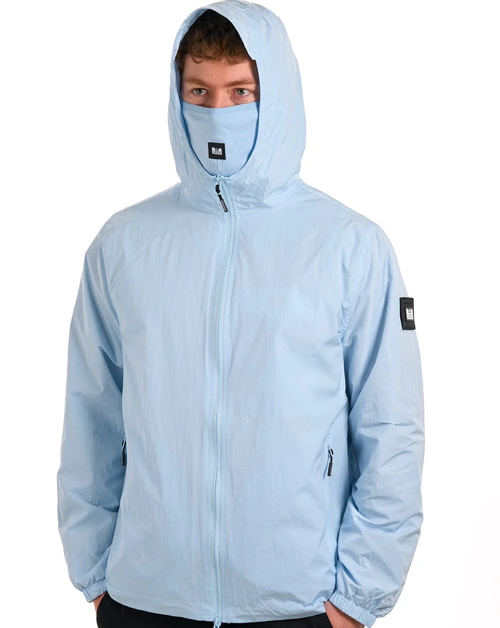 Weekend Offender Techinican Jacket Sky Blue - Image 5