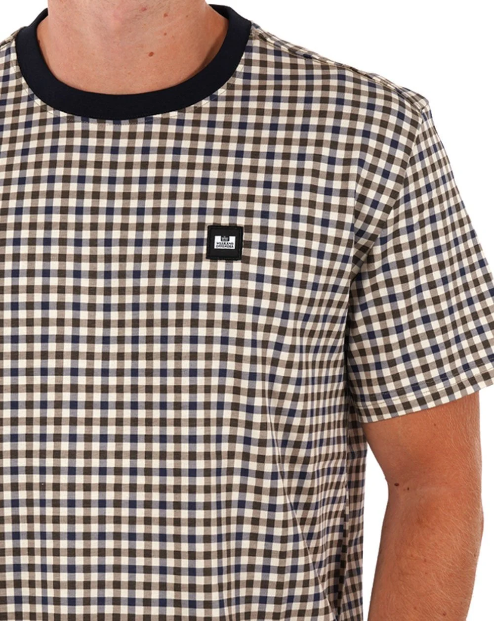 Weekend Offender Trimmer T-shirt Mid House Check - Image 2