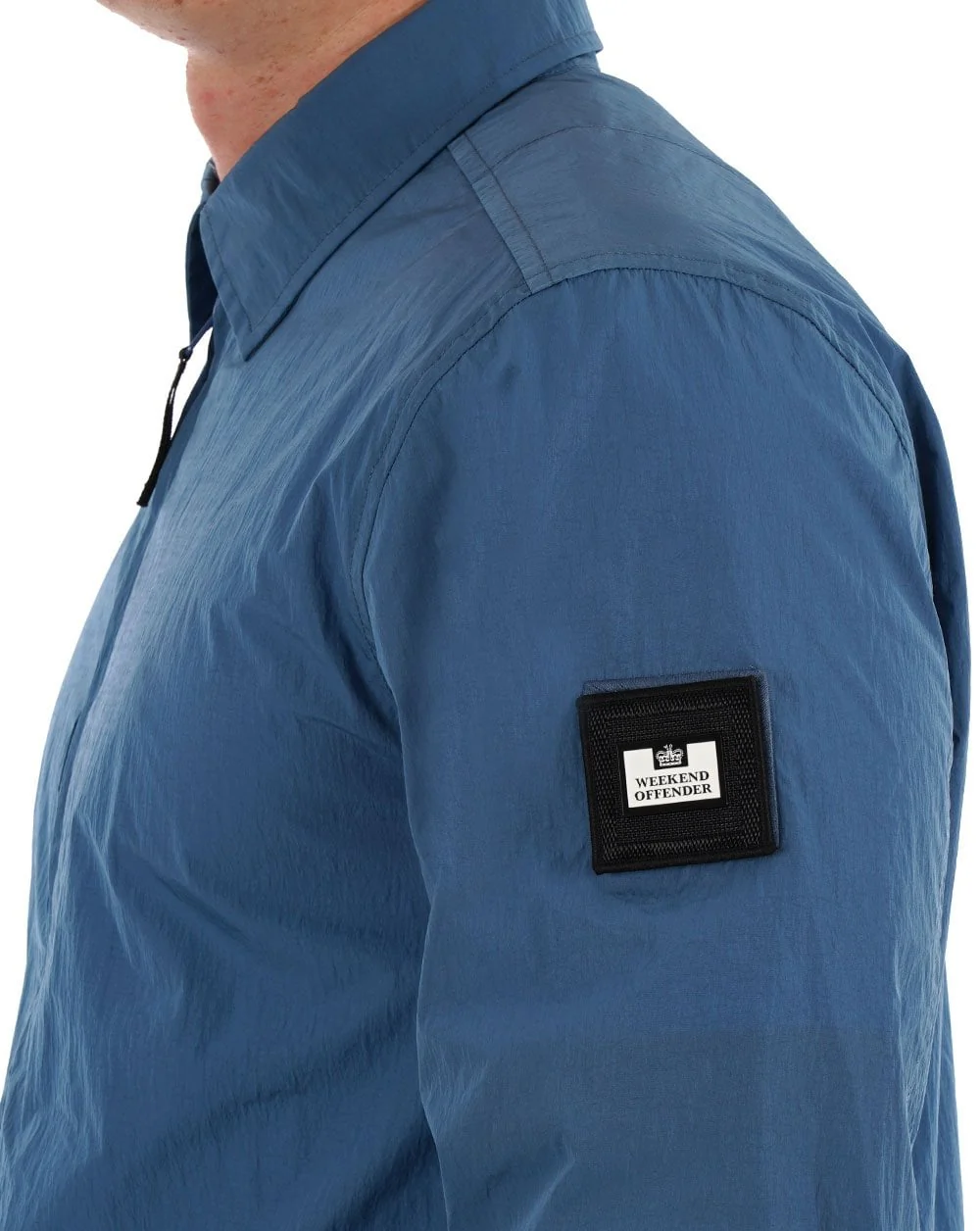Weekend Offender Vinnie Overshirt Baltic Blue - Image 2