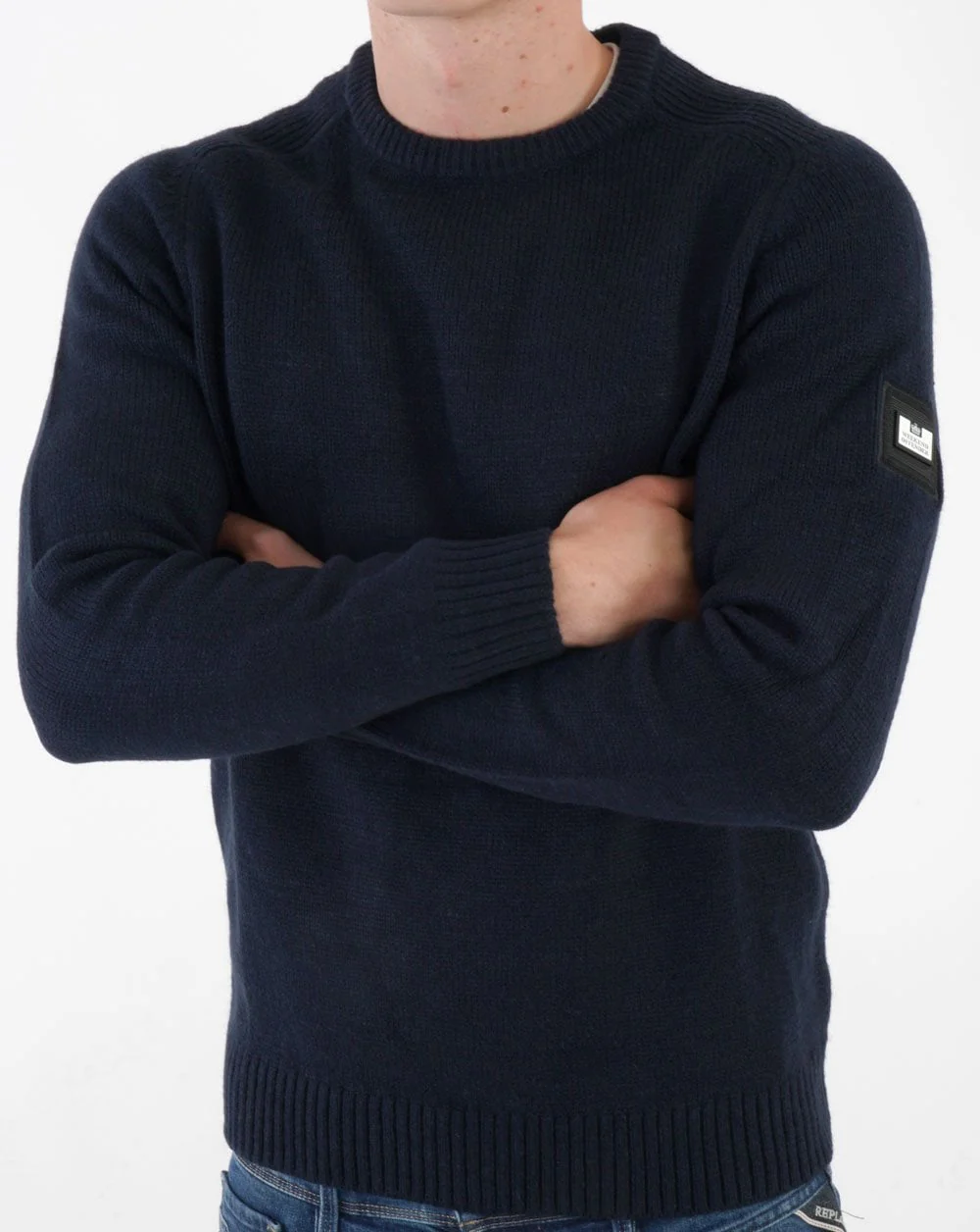 Weekend Offender Zagreb Knit Navy - Image 4